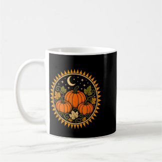 Halloween pumpkin cottagecore retro vintage coffee mug