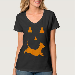 Halloween Pumpkin Dachshund Jack O Lantern Costum T-Shirt