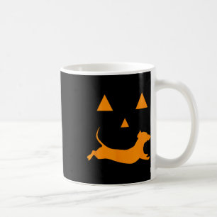 Halloween Pumpkin Dachshund Jack-o-lantern Costume Coffee Mug