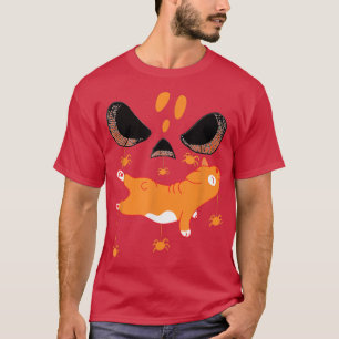 Halloween Pumpkin Dachshund Jackolantern T-Shirt