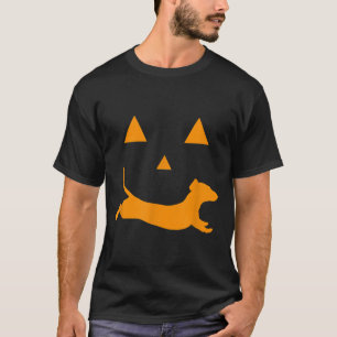 Halloween Pumpkin Dachshund Jackolantern T-Shirt