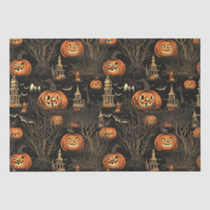Halloween Pumpkin Dark Tissue Paper
