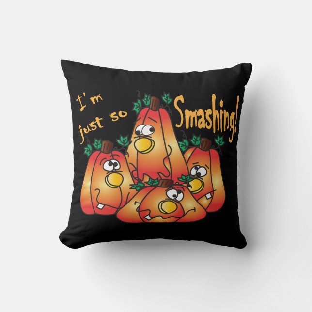 Halloween - Pumpkin Design Cushion (Front)