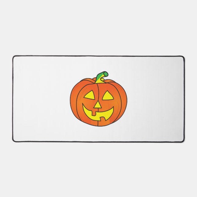 Halloween pumpkin        desk mat (Front)