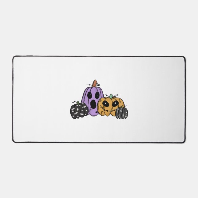 Halloween Pumpkin                                Desk Mat (Front)
