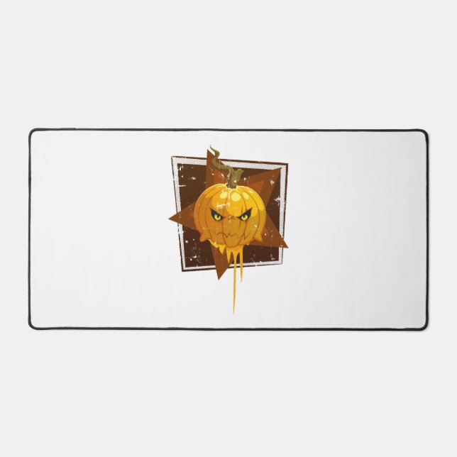 Halloween pumpkin                                  desk mat (Front)