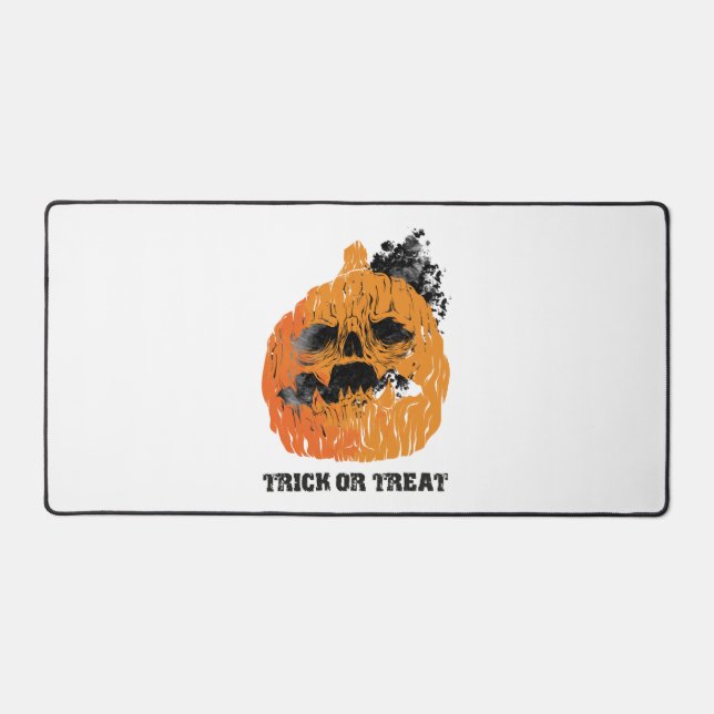 Halloween  pumpkin desk mat (Front)