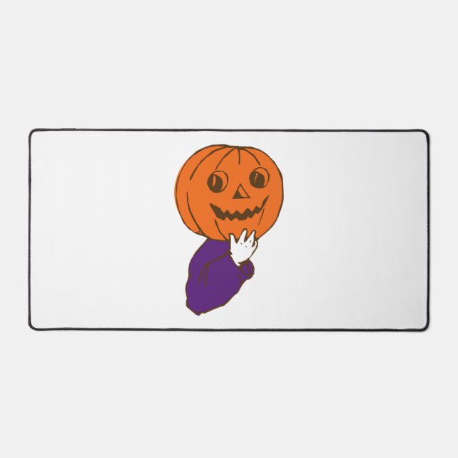 Halloween Pumpkin                      Desk Mat (Front)