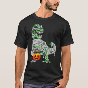 Halloween Pumpkin Dinosaur   For Kids Boys Girls T-Shirt
