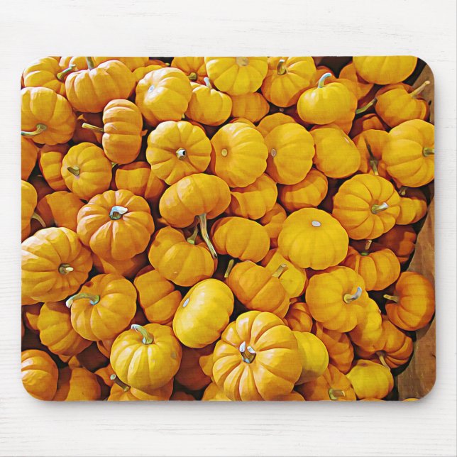 Halloween Pumpkin Display Mouse Pad (Front)