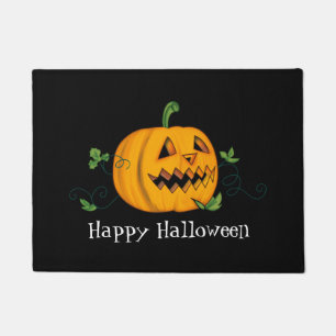 Halloween Pumpkin Door Mat
