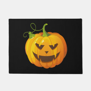 Halloween Pumpkin Door Mat