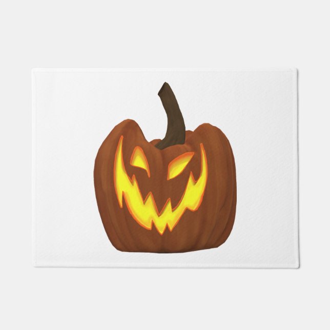 halloween pumpkin                    doormat (Front)