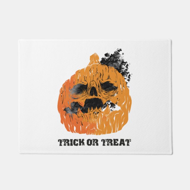 Halloween  pumpkin doormat (Front)