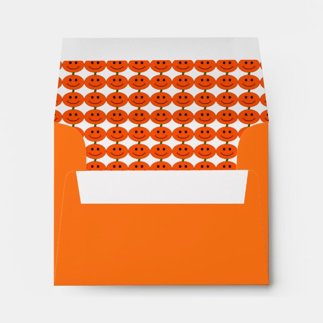 Halloween Pumpkin Envelope (Back (Bottom))