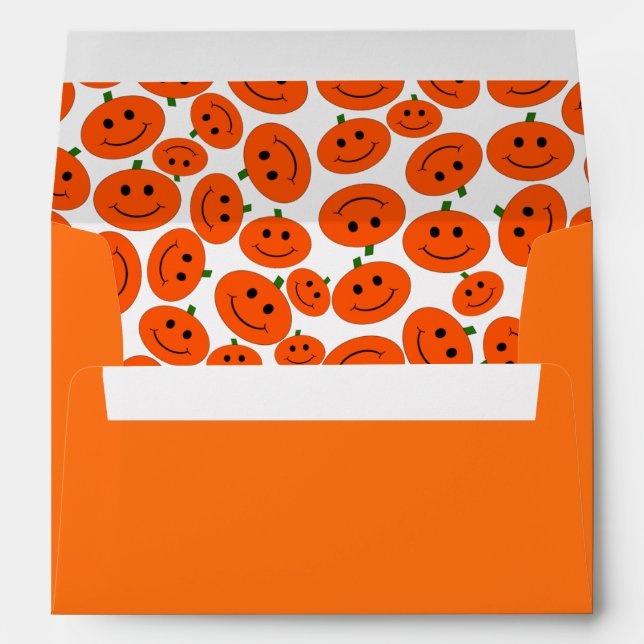 Halloween Pumpkin Envelopes (Back (Bottom))