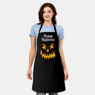 Halloween Pumpkin Face Apron