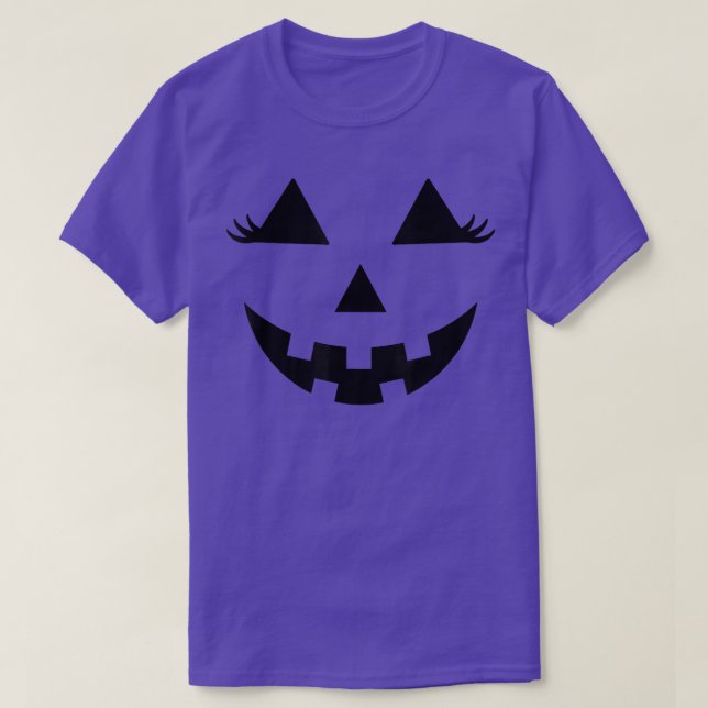 Halloween Pumpkin Face Costume Men Women Kids  T-Shirt (Design Front)