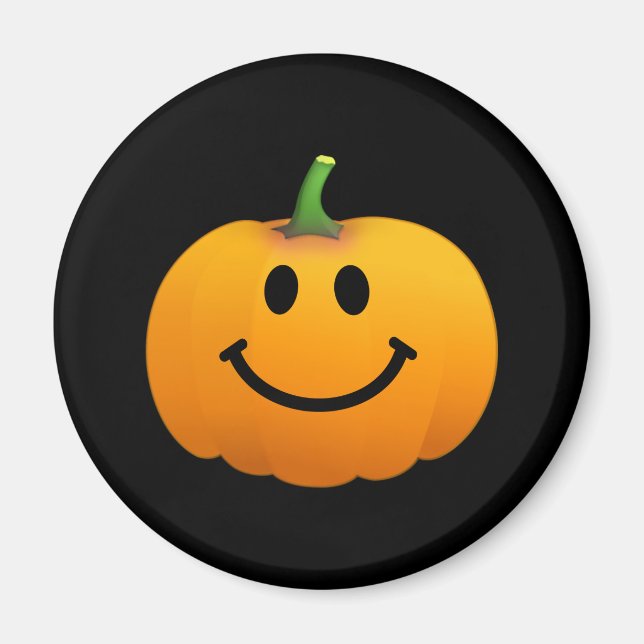 Halloween Pumpkin face Magnet (Front)