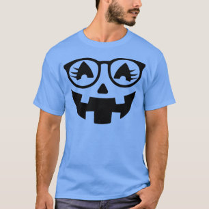 Halloween Pumpkin Face Patch Costume Men Women Kid T-Shirt