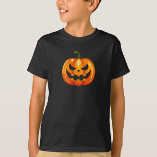 Halloween Pumpkin Face Scary T-Shirt