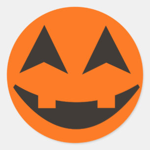 Halloween Pumpkin Face Sticker 13