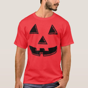 Halloween Pumpkin Face T-Shirt