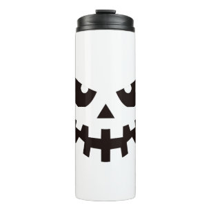 Halloween Pumpkin Face  Thermal Tumbler