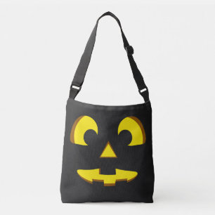 Halloween Pumpkin Face Tote Bag