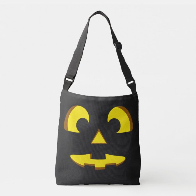 Halloween Pumpkin Face Tote Bag (Front)