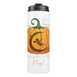 Halloween Pumpkin Fairy design Thermal Tumbler