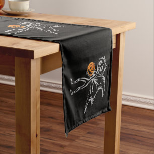 Halloween Pumpkin Fairy Table Runner