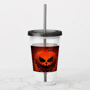 Halloween/Pumpkin/fall/autumn Acrylic Tumbler