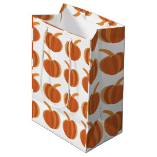 Halloween Pumpkin Fall Autumn Halloween Medium Gift Bag