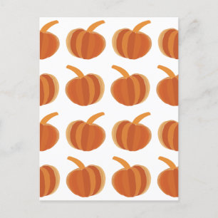 Halloween Pumpkin Fall Autumn Halloween Postcard