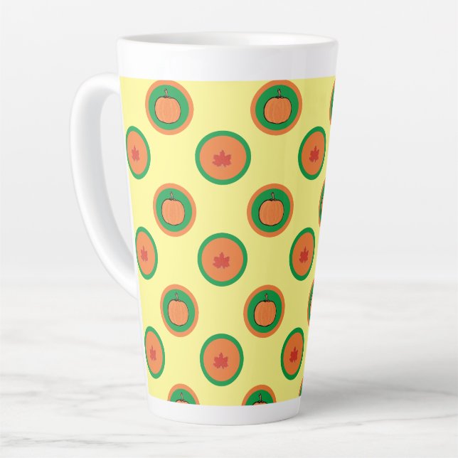 Halloween/pumpkin/fall/autumn mug (Left Angle)