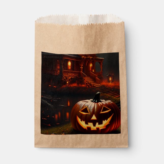 Halloween/Pumpkin/Fall Favour Bags (Front)
