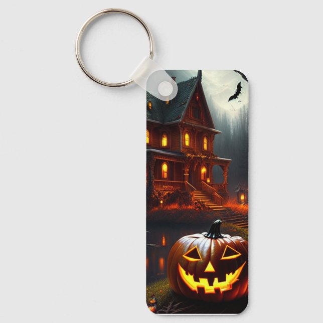 Halloween/Pumpkin/Fall Key Ring (Front)