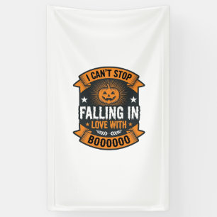 Halloween Pumpkin Falling In Love Vintage Shirt De Banner