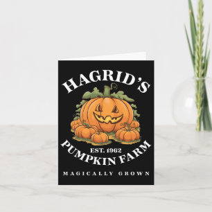 Halloween Pumpkin Farm Magically Grown Card