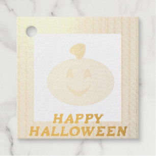 Halloween Pumpkin Favour Tags