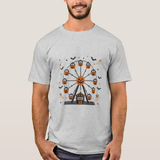 Halloween Pumpkin Ferris Wheel T-Shirt