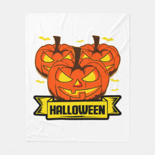 Halloween Pumpkin                            Fleece Blanket
