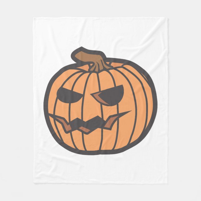Halloween pumpkin                              fleece blanket (Front)
