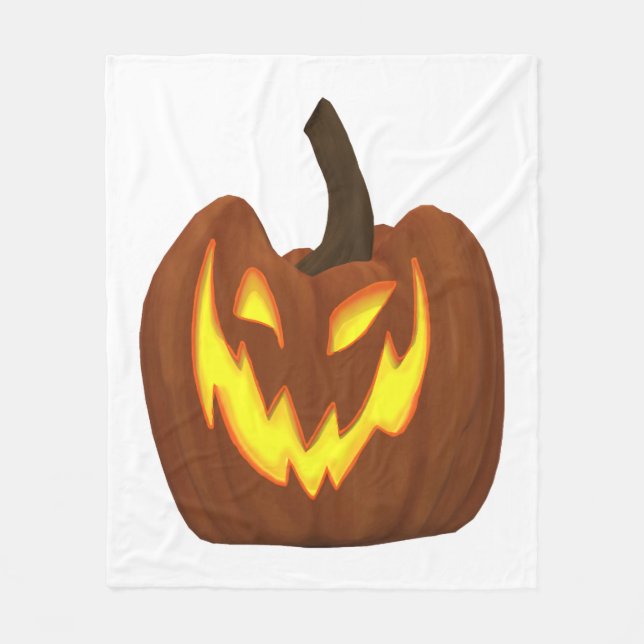 halloween pumpkin                    fleece blanket (Front)