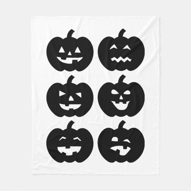 Halloween Pumpkin            Fleece Blanket (Front)