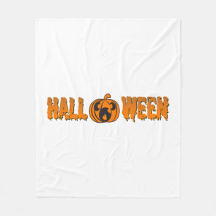 Halloween Pumpkin                         Fleece Blanket