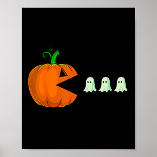 Halloween Pumpkin Fun Ghosts Boys Kids Women Men  Poster
