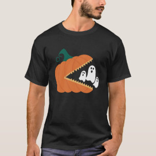 Halloween Pumpkin Funny Ghosts Boys Kids T-Shirt