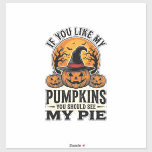 Halloween Pumpkin Funny Vintage Pie Quote_1